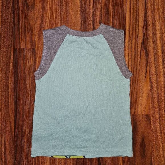 5 For $25 Garanimals Blue and Grey T-Rex Muscle Tank Toddler Size 2T - Picture 4 of 4